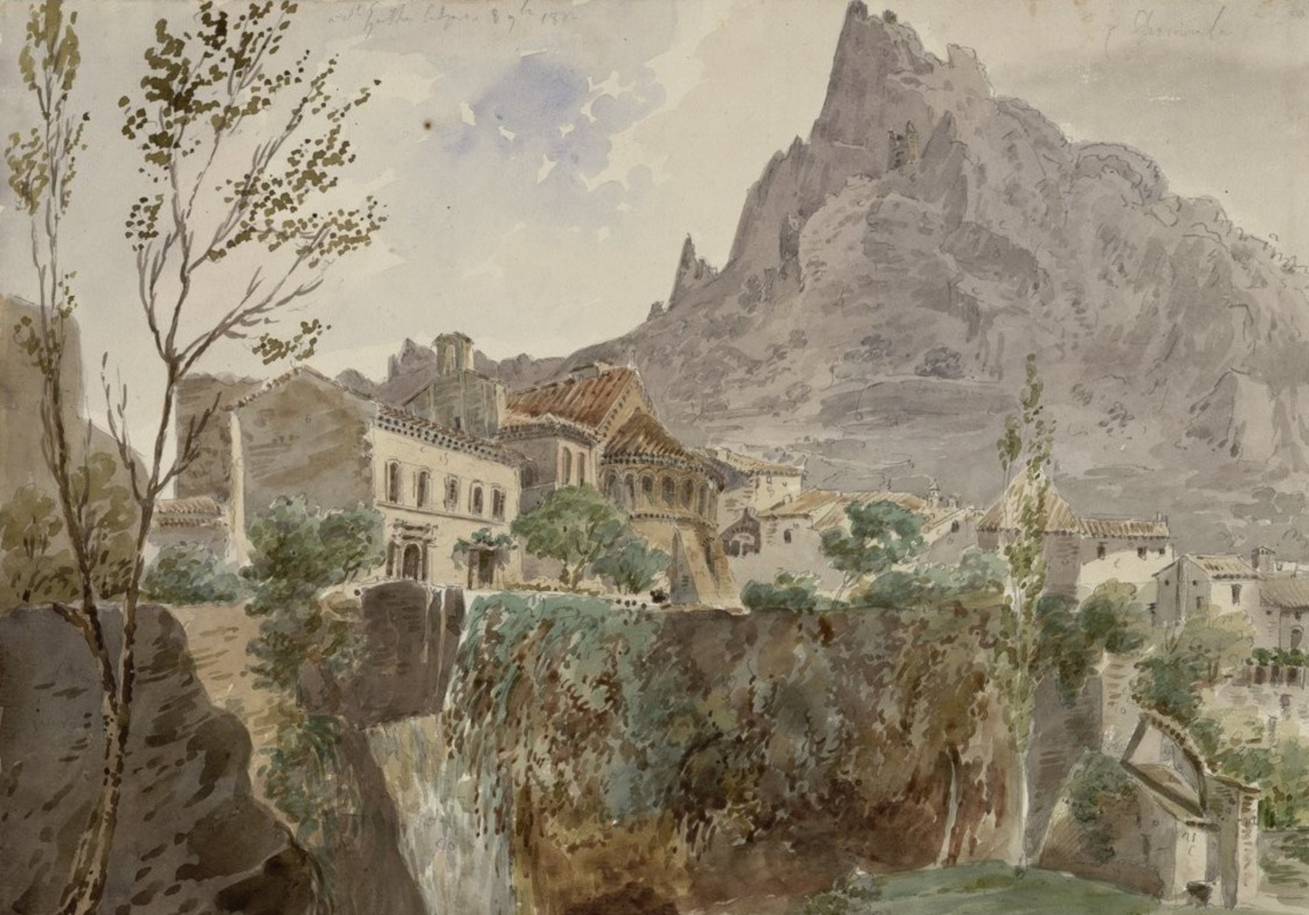 Entre 1820 et 1849, Jean-Marie Amelin, professeur de dessin à l’école royale du génie de Montpellier, exécute 2.477 aquarelles, dessins à la mine de plomb ou à la plume, et lavis d’encre de Chine ou de sépia. Les Vues pittoresques du département de l’Hérault sont lèguées à la bibliothèque en 1877 par le Dr Fages.