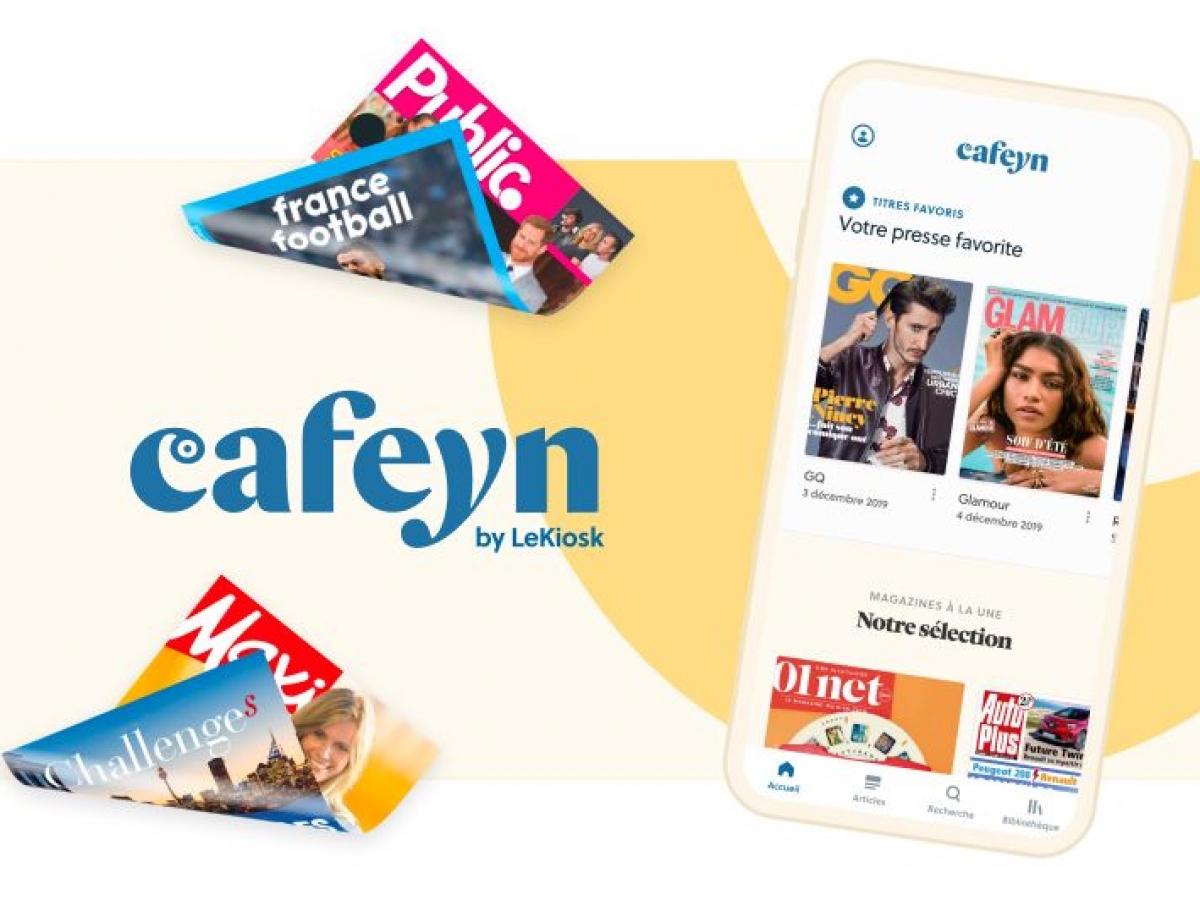 Votre kiosque numérique : la presse en ligne par Cafeyn | 