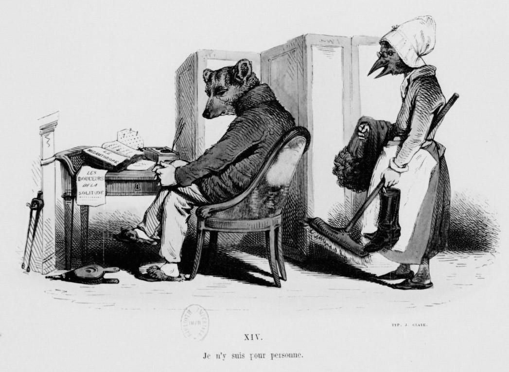 Les Métamorphoses du jour par Grandville