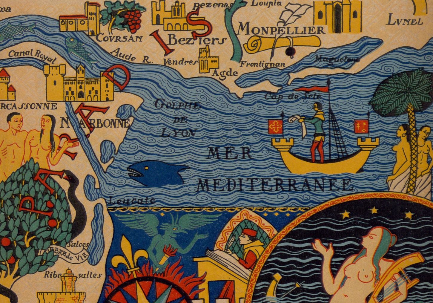 La littérature occitane, l’histoire et la civilisation du Languedoc sont admirablement représentés dans les grandes donations à partir du XIXe siècle et constituent la base du fonds "Montpellier et sa région", qui n’a jamais cessé de s’enrichir. 